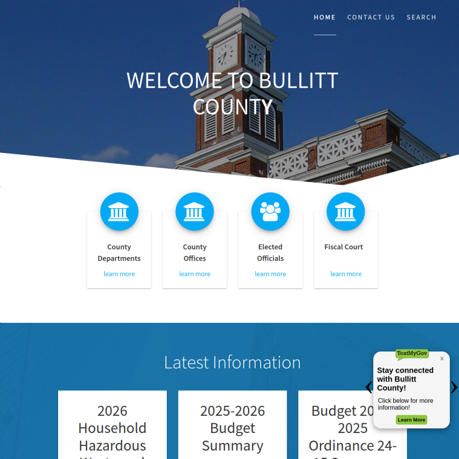 bullittky.com homepage screenshot