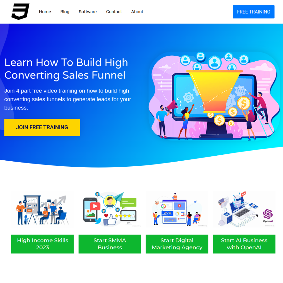 businessolution.org homepage screenshot