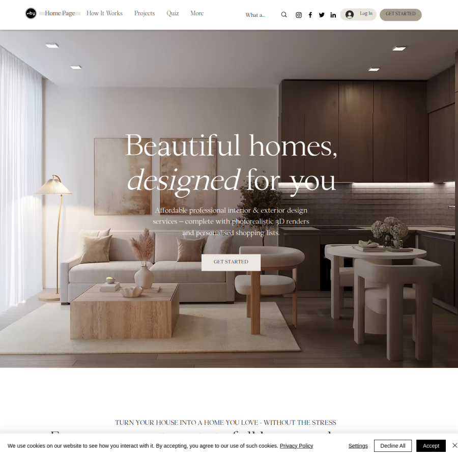 bydesignandviz.com homepage screenshot