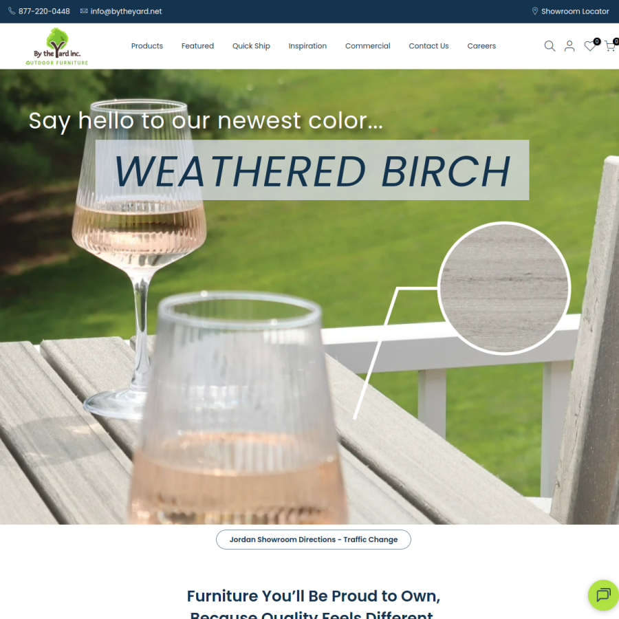bytheyard.net homepage screenshot