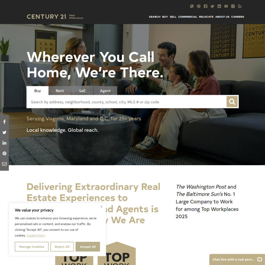 c21nm.com homepage screenshot
