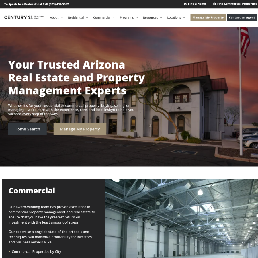 c21northwest.com homepage screenshot
