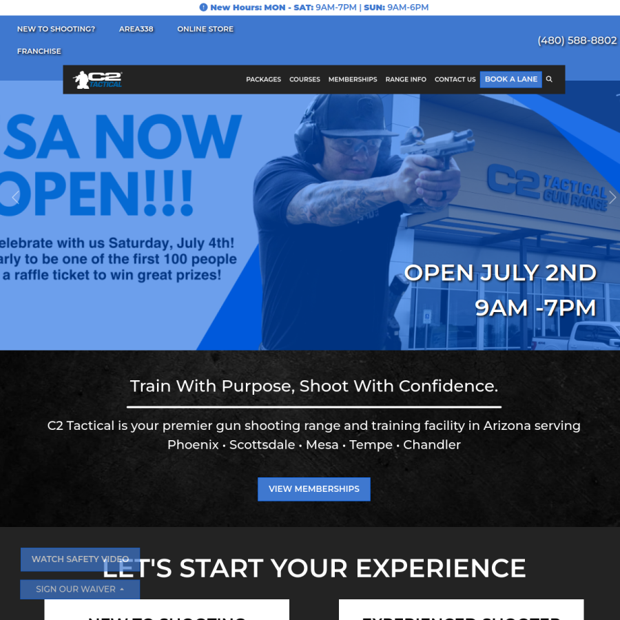 c2tactical.com homepage screenshot
