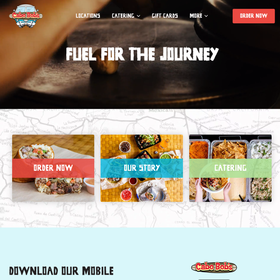 cabobobs.com homepage screenshot