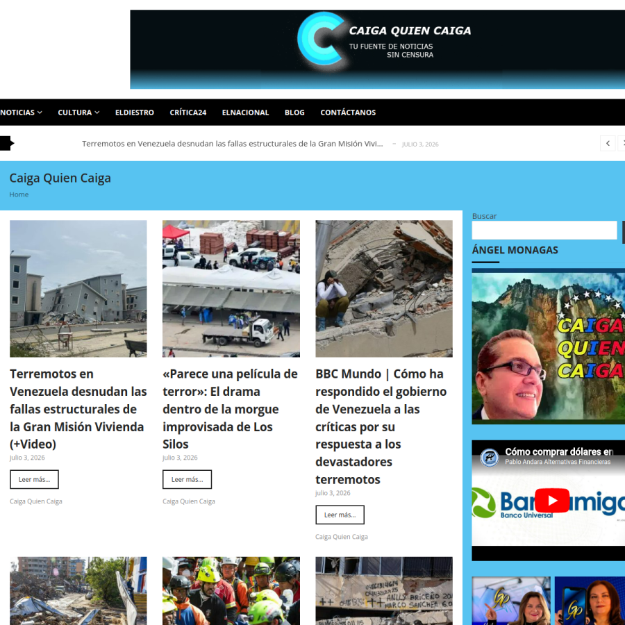 caigaquiencaiga.net homepage screenshot