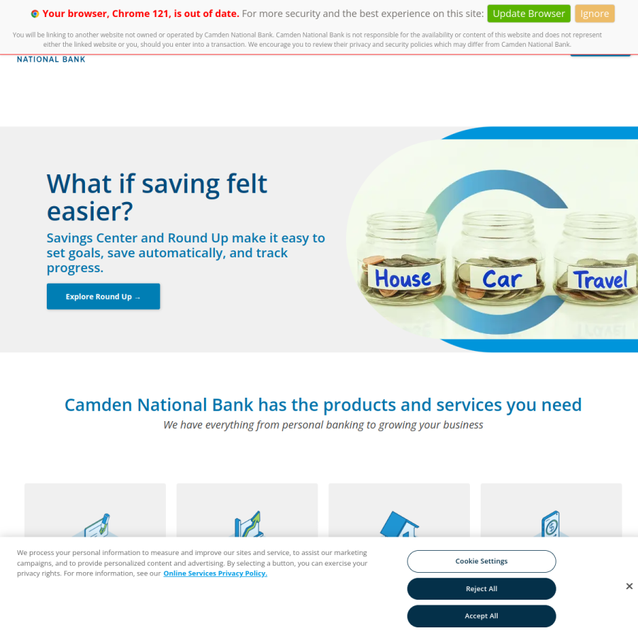 camdennational.bank homepage screenshot