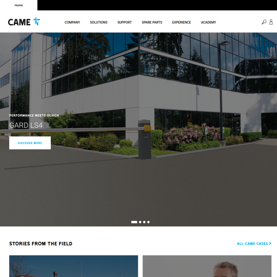 came.com homepage screenshot