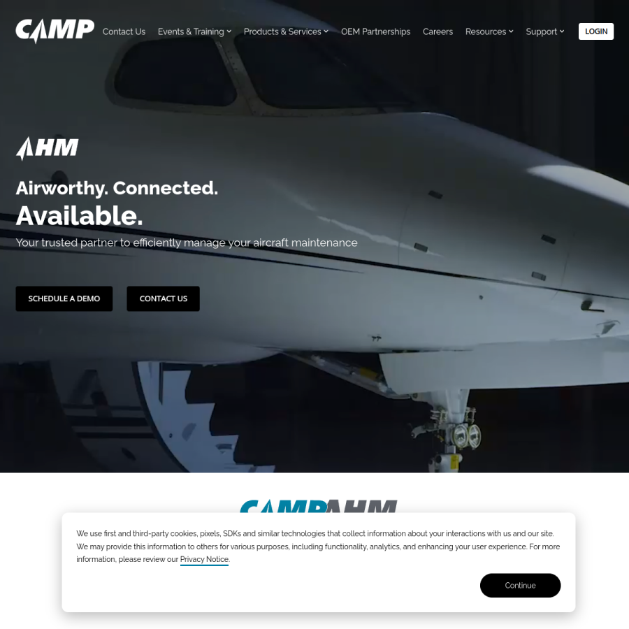 campsystems.com homepage screenshot