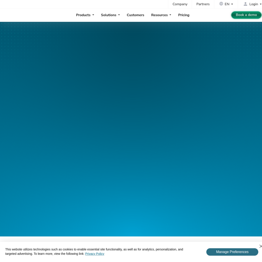 canto.com homepage screenshot
