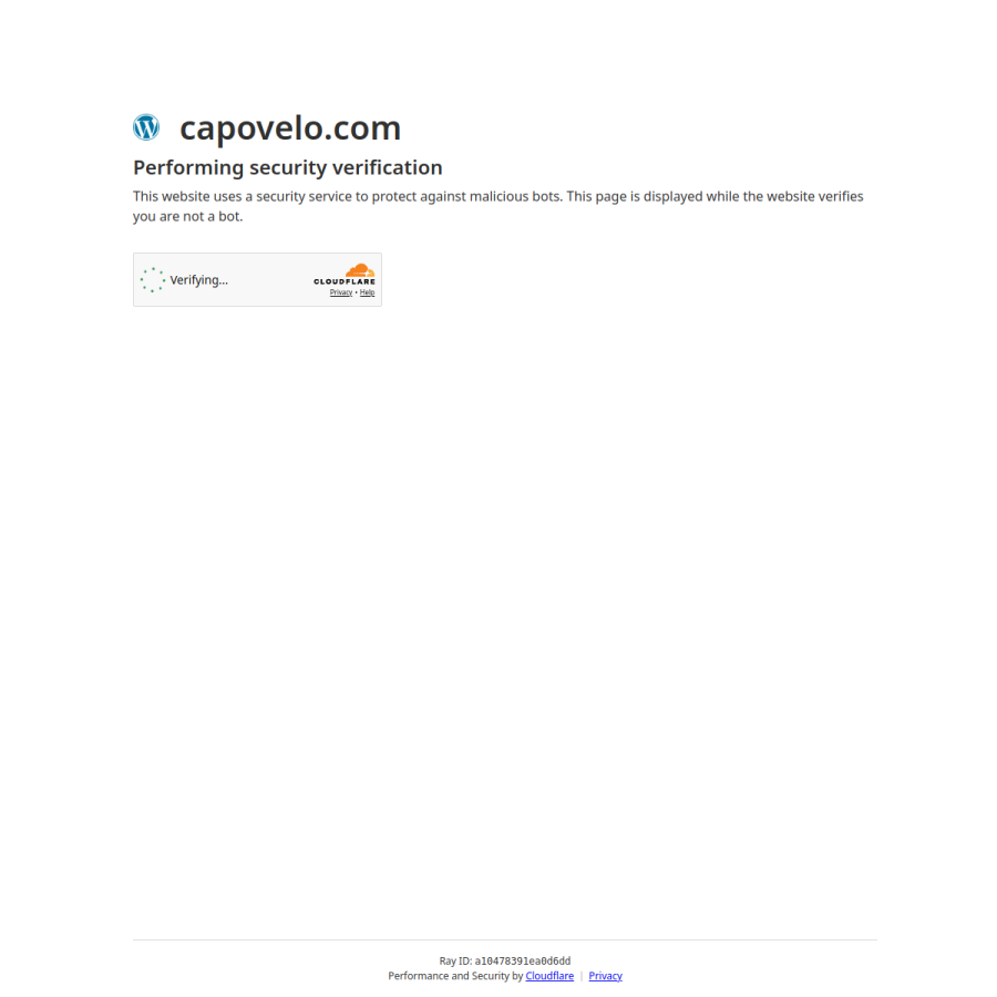 capovelo.com homepage screenshot