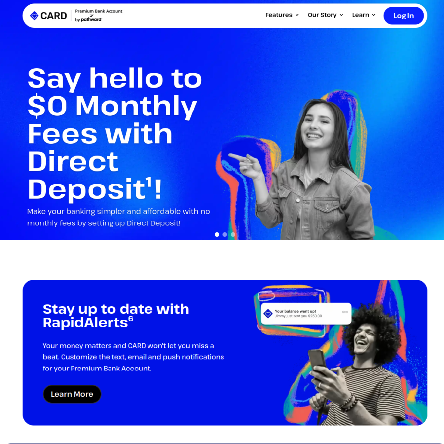 card.com homepage screenshot