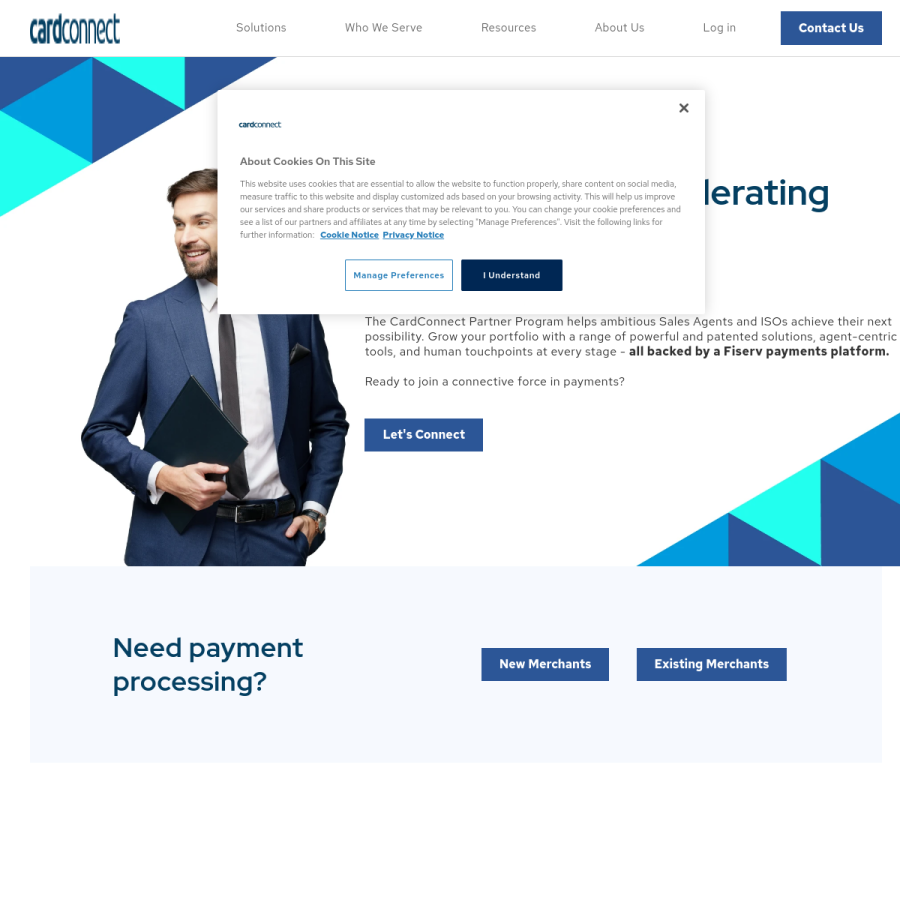 cardconnect.com homepage screenshot