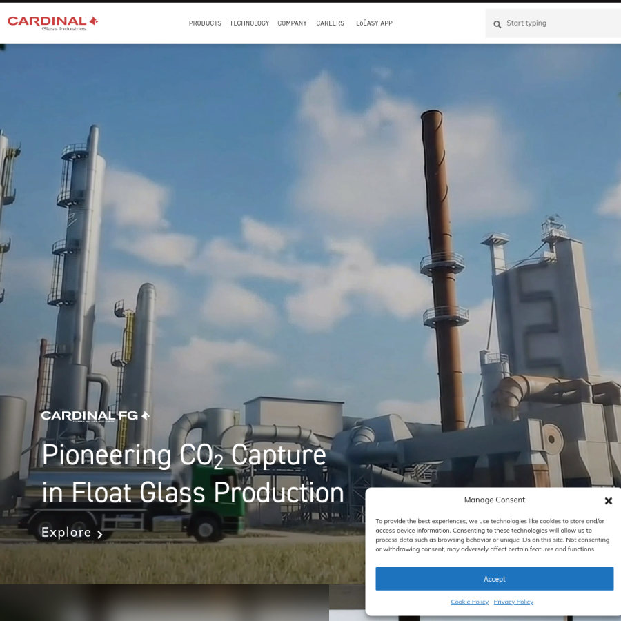 cardinalcorp.com homepage screenshot