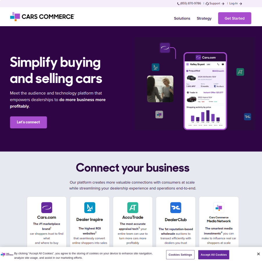 carscommerce.inc homepage screenshot