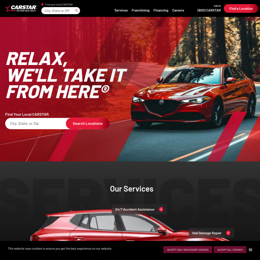 carstar.com homepage screenshot