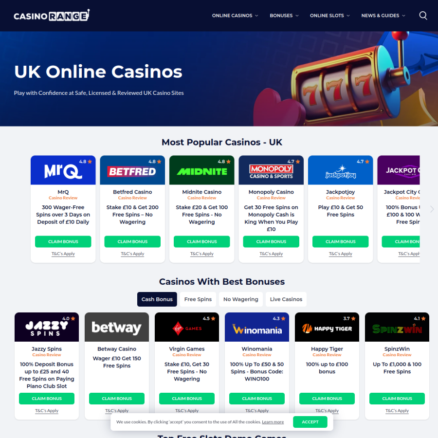 casinorange.com homepage screenshot