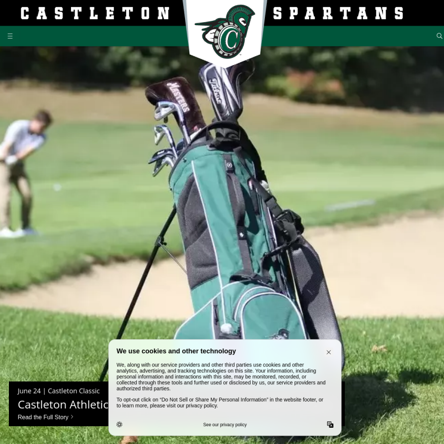 castletonsports.com homepage screenshot