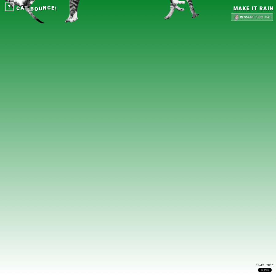 cat-bounce.com homepage screenshot