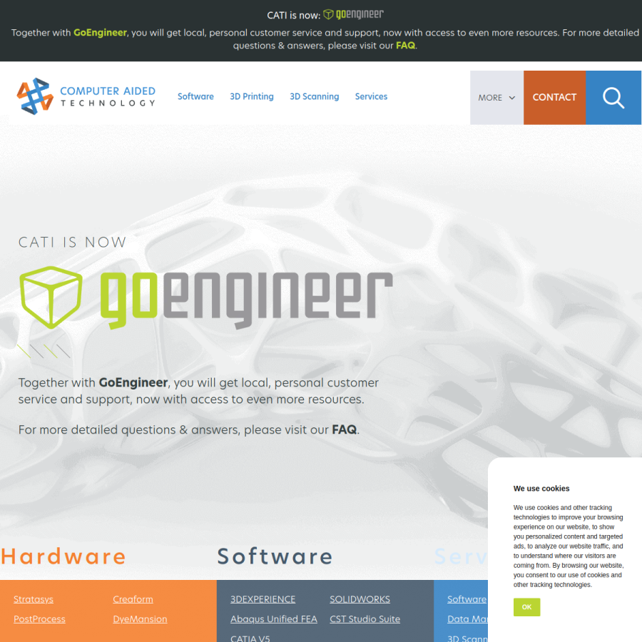 cati.com homepage screenshot
