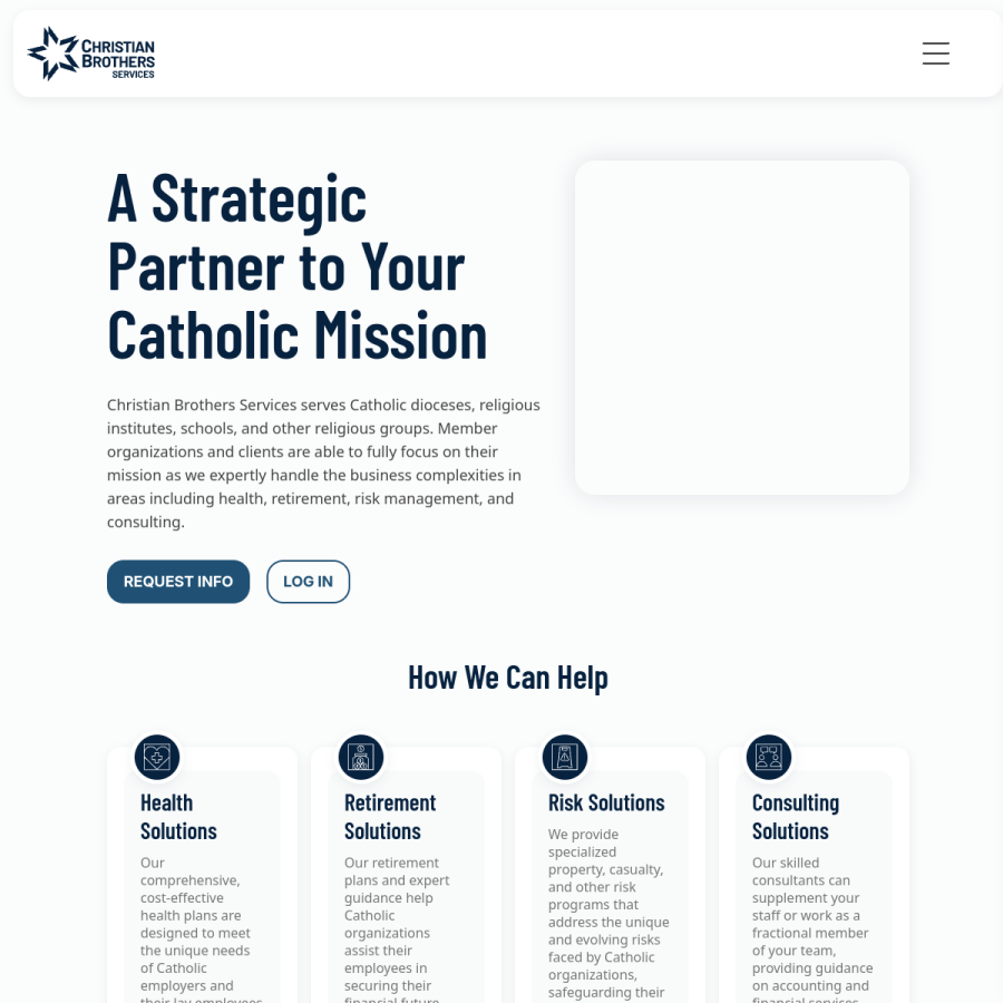 cbservices.org homepage screenshot