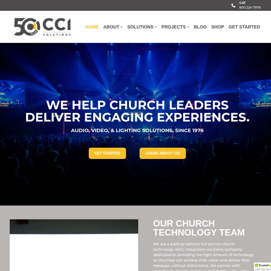ccisolutions.com homepage screenshot