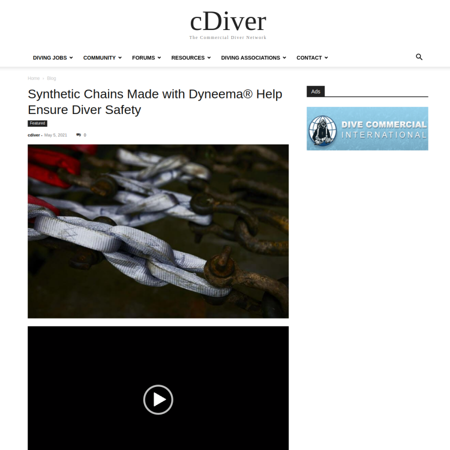 cdiver.net homepage screenshot