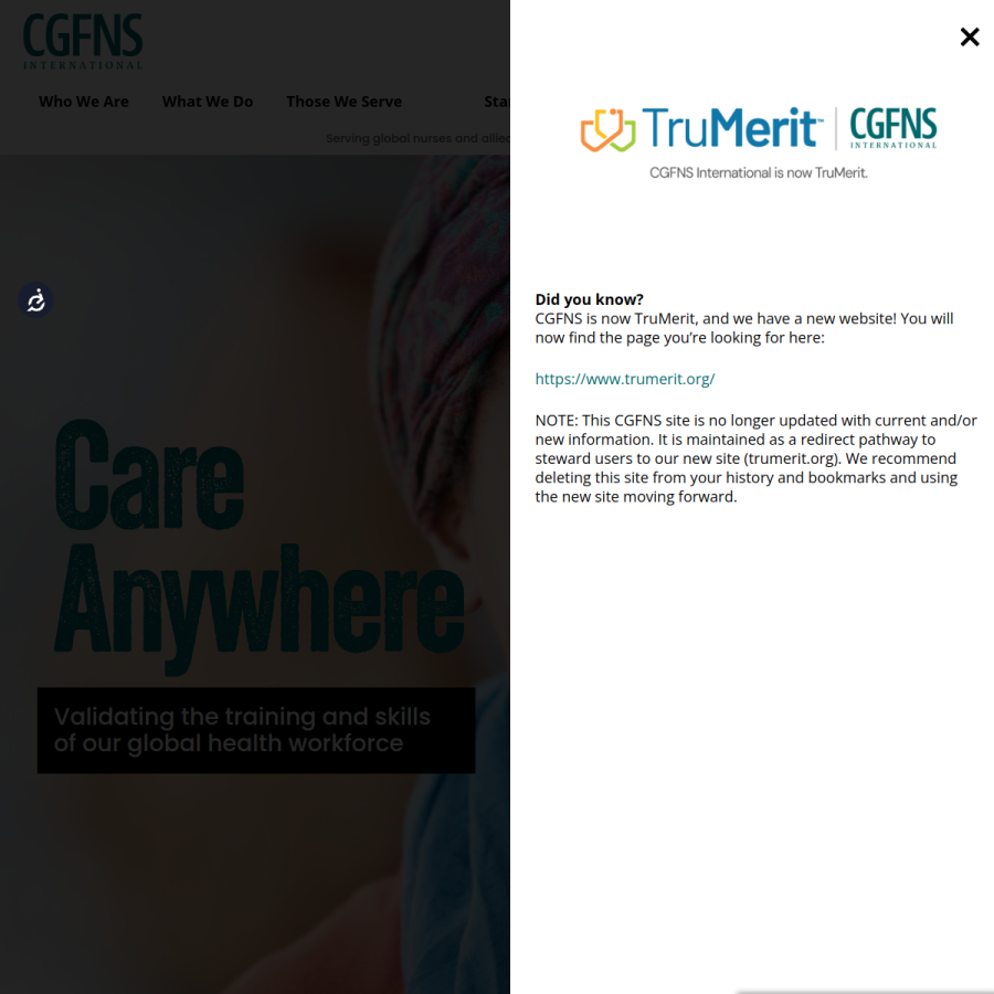 cgfns.org homepage screenshot