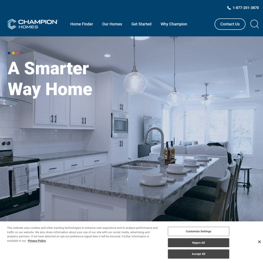 championhomes.com homepage screenshot