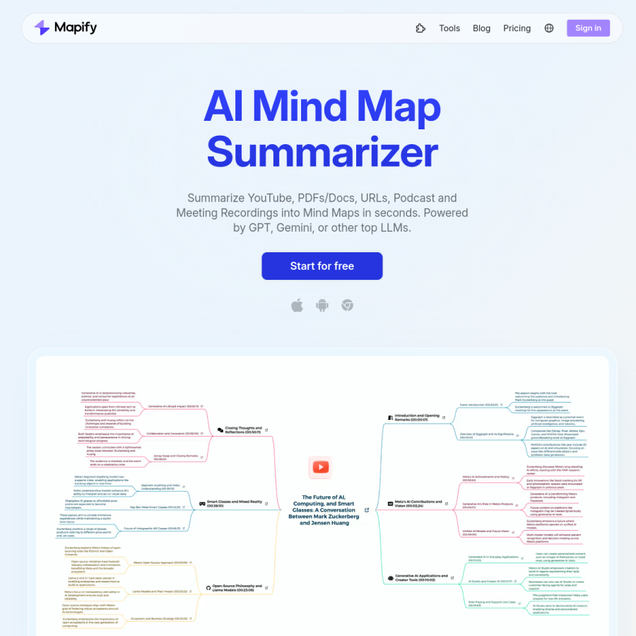 chatmind.tech homepage screenshot