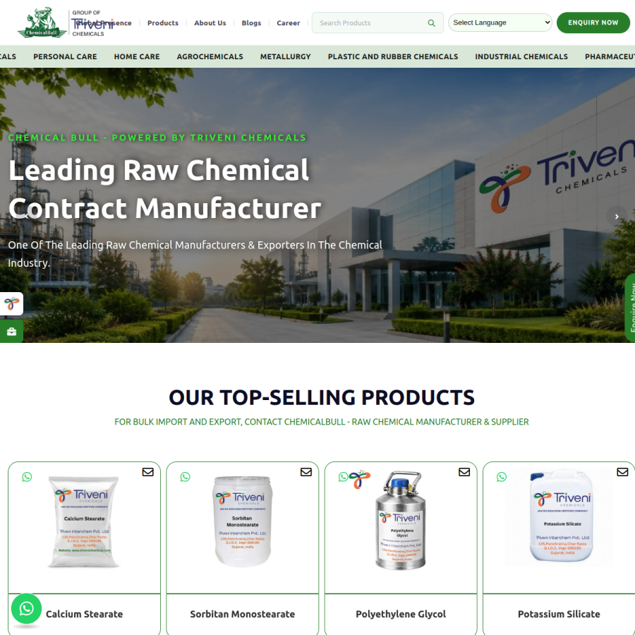 chemicalbull.com homepage screenshot