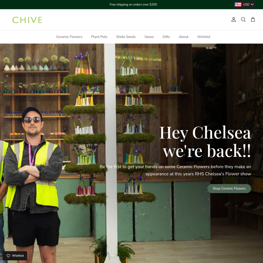 chive.com homepage screenshot