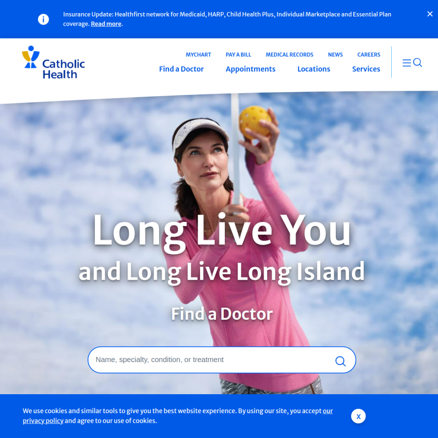 chsli.org homepage screenshot