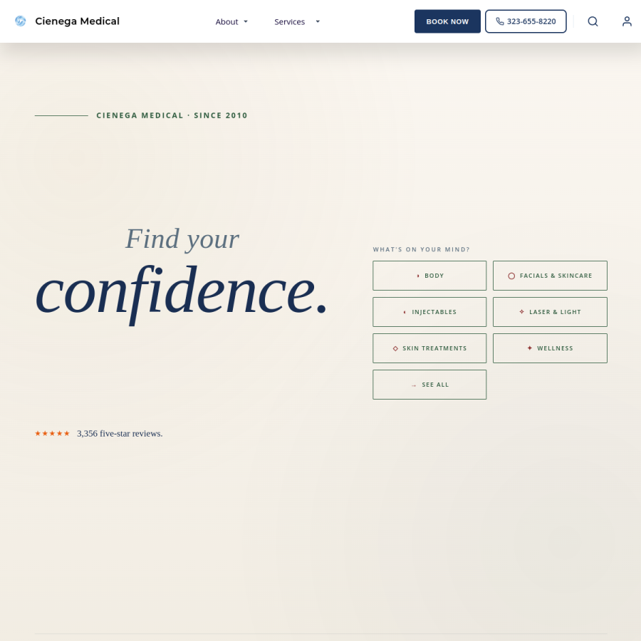 cienegaspa.com homepage screenshot