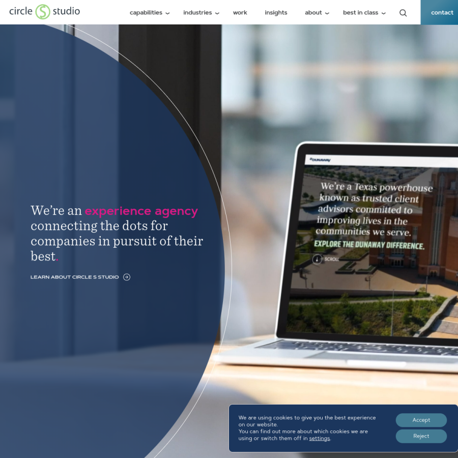 circlesstudio.com homepage screenshot