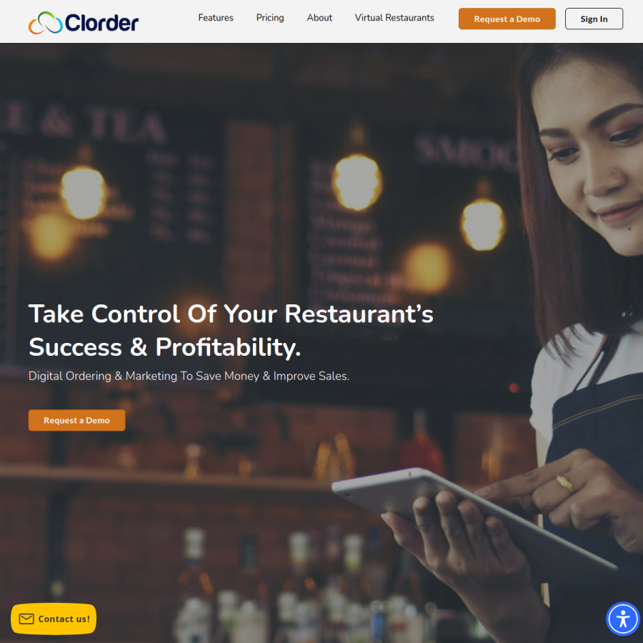 clorder.com homepage screenshot