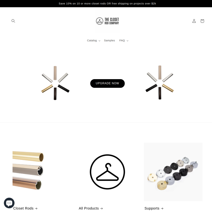 closetrod.com homepage screenshot
