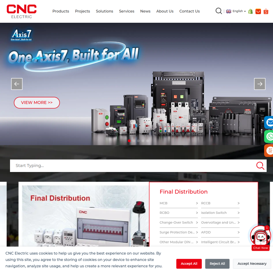 cncele.com homepage screenshot