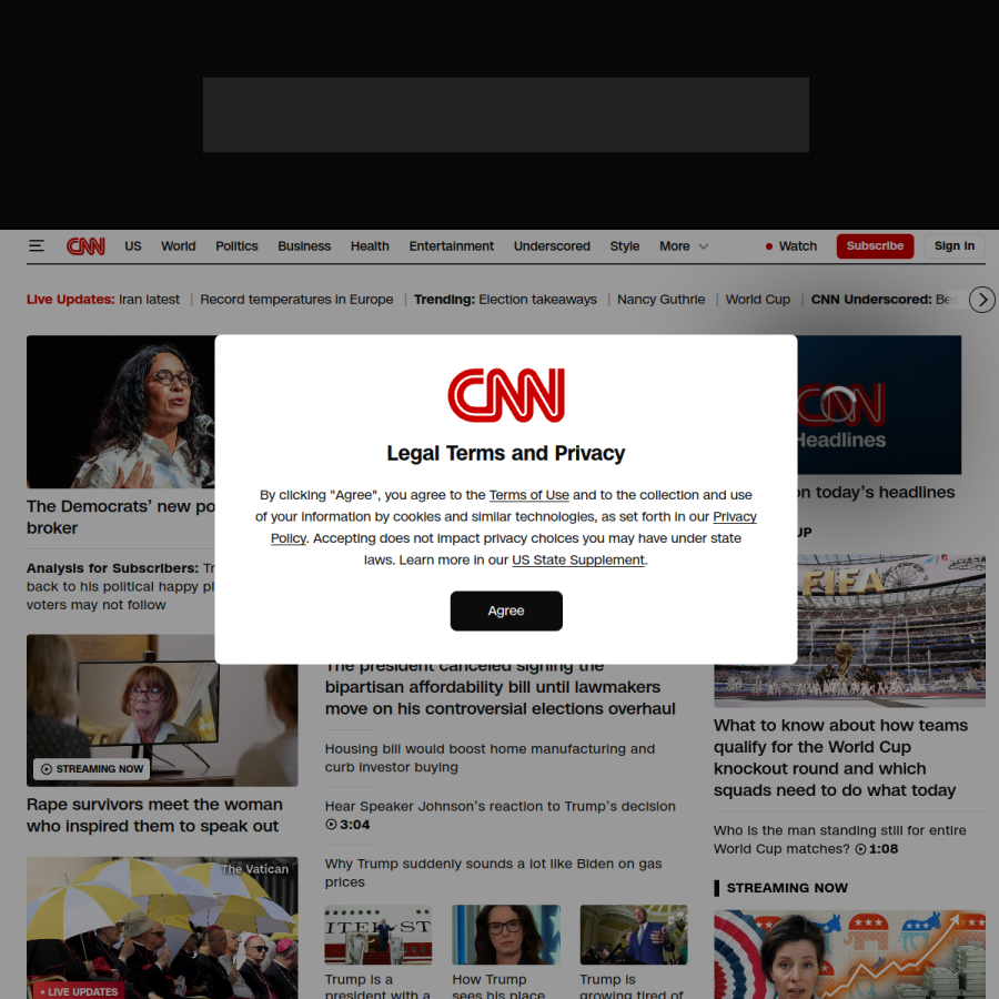 cnn.com homepage screenshot