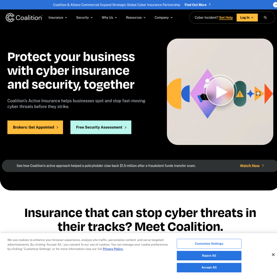 coalitioninc.com homepage screenshot