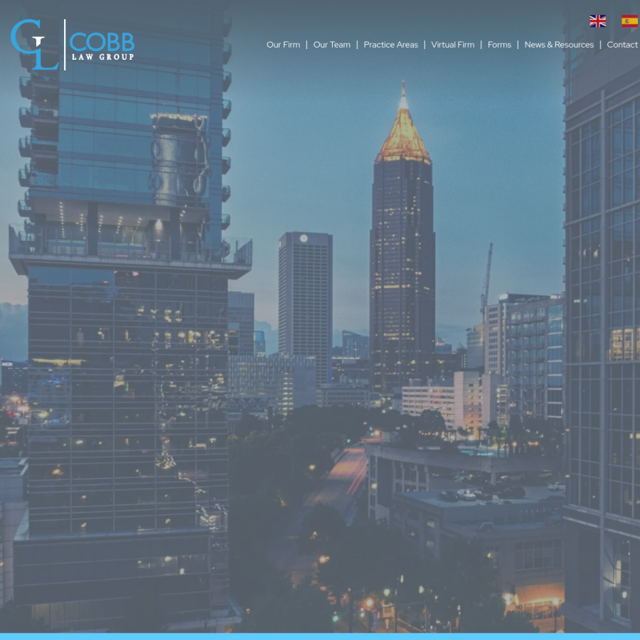 cobblawgroup.net homepage screenshot