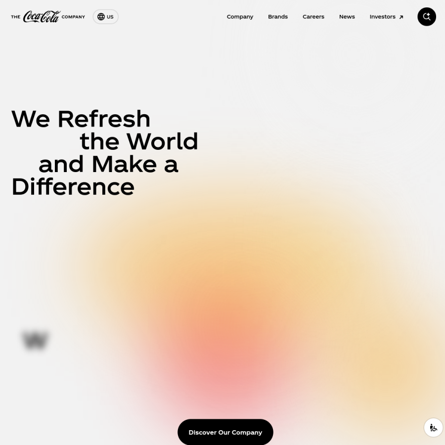 coca-colacompany.com homepage screenshot