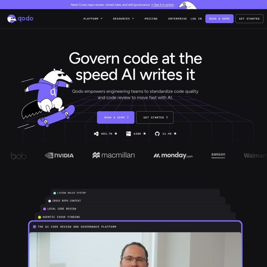 codium.ai homepage screenshot
