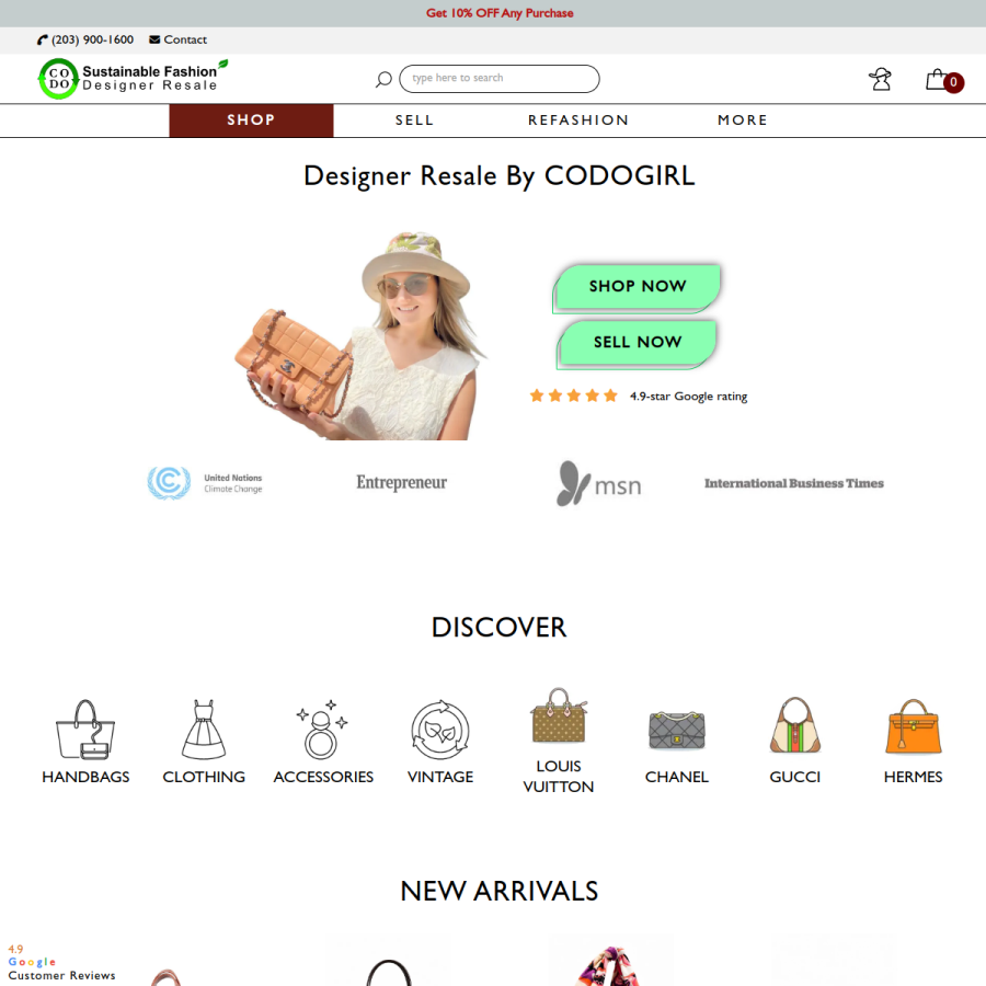 codogirl.com homepage screenshot