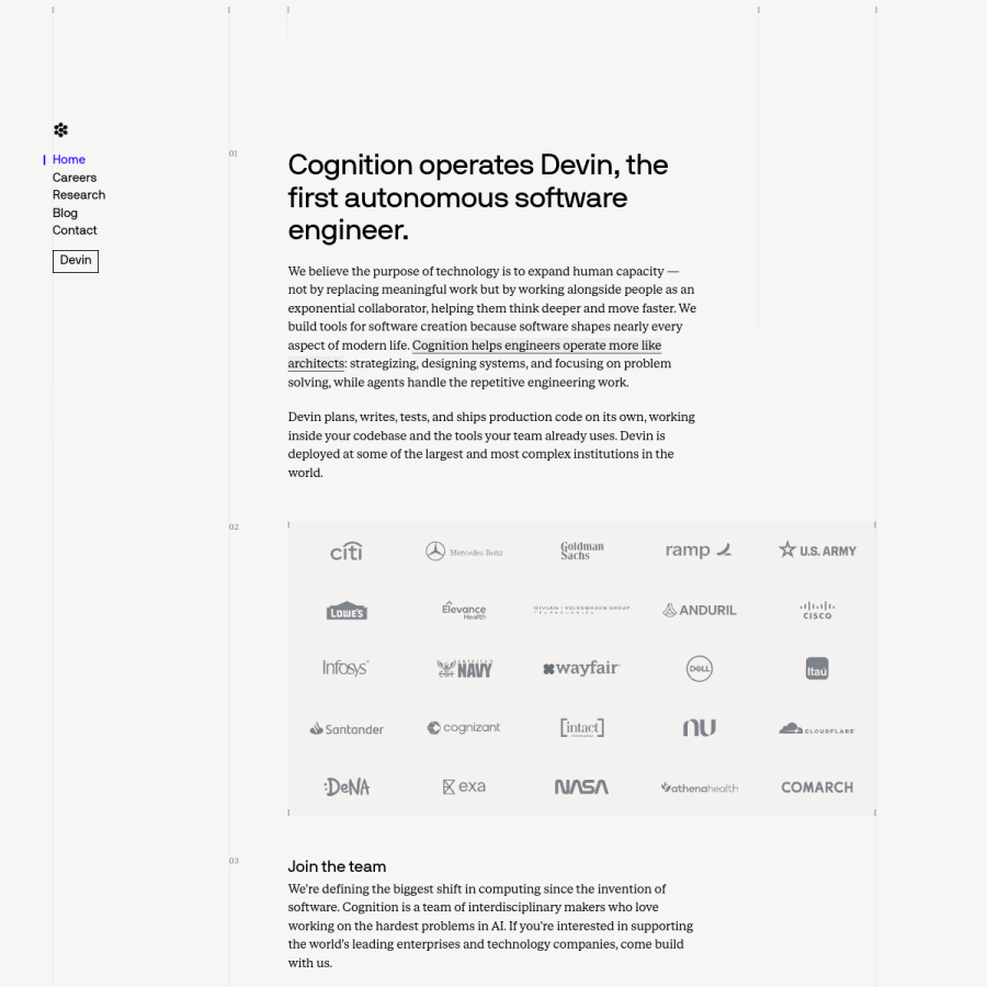 cognition.ai homepage screenshot