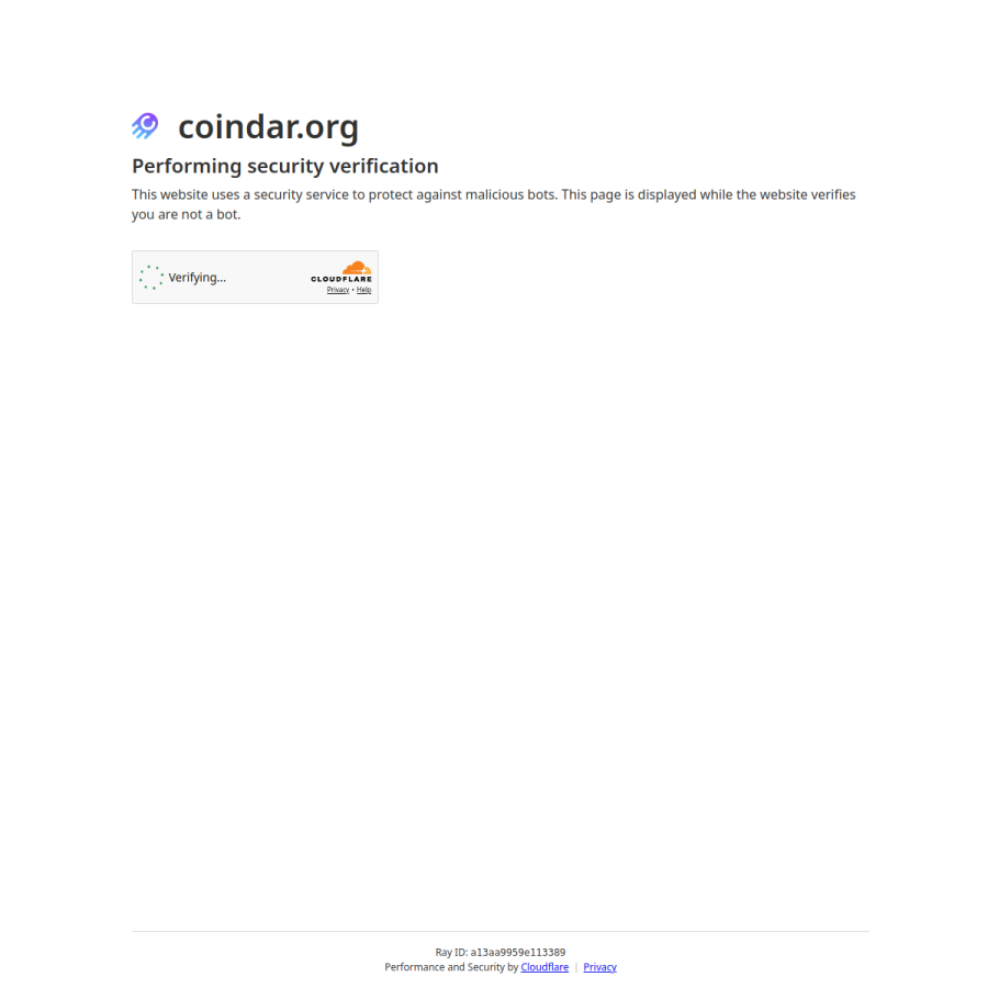 coindar.org homepage screenshot