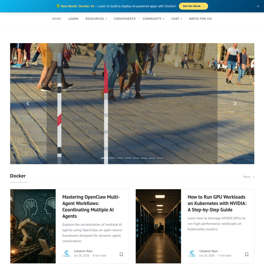 collabnix.com homepage screenshot