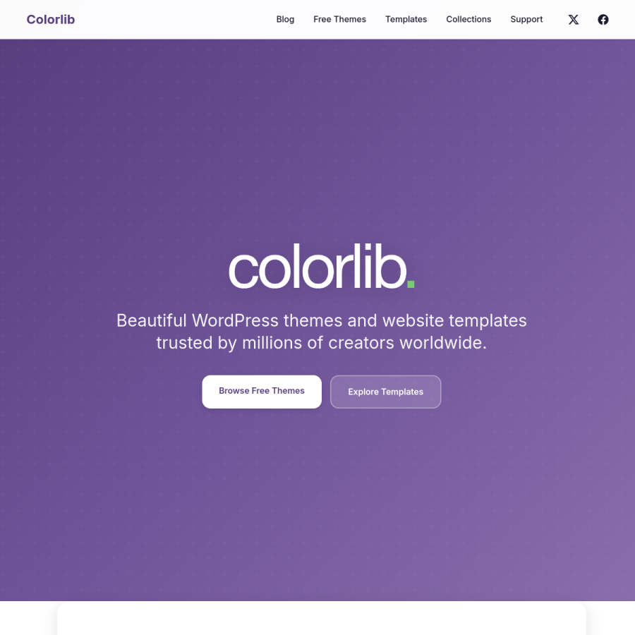 colorlib.com homepage screenshot