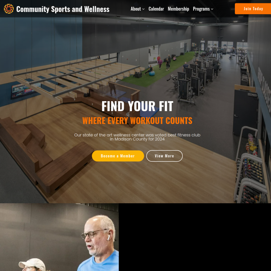 communitysw.com homepage screenshot
