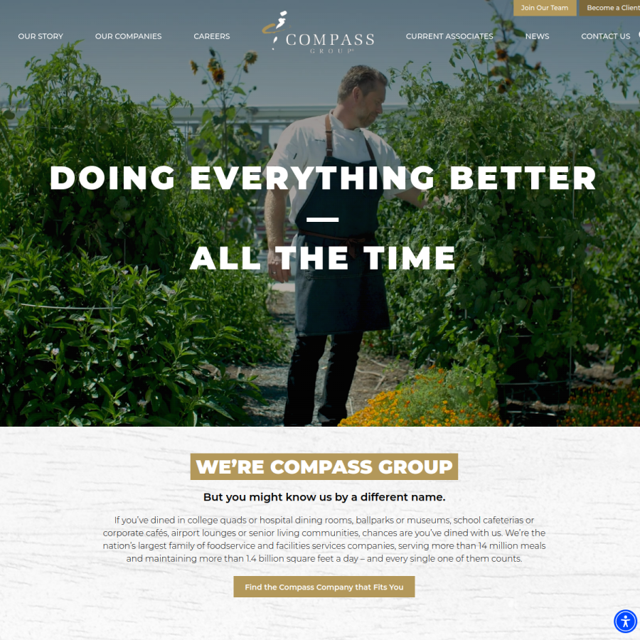 compass-usa.com homepage screenshot