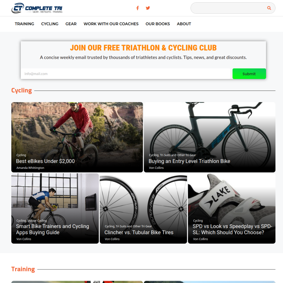 completetri.com homepage screenshot